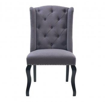 D2106DC Dining Chair Set of 4 in Dark Gray Fabric by Global [GFDC-D2106DC Dark Gray]