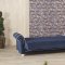 Royal Home Sofa Bed in Dark Blue Fabric by Casamode w/Options