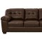 Donlen Sofa & Loveseat Set 59704 Chocolate Faux Leather - Ashley