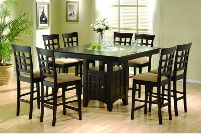 Gabriel Counter Height Dinette Set 5 Pc in Cappuccino w/Options