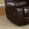 U8122 Reclining Sofa in Burgundy Bonded Leather