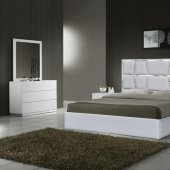 Degas Bedroom in Silver by J&M w/Optional Naples White Casegoods