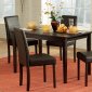 2434 Dover Dining Table by Homelegance in Black w/Options