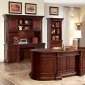 Roosevelt CM-DK6252OD Oval Office Desk in Cherry w/Options