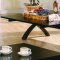 Dark Brown Contemporary Coffee Table w/Fold Out Table Top