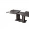 Sarah Dining Table in Grey by At Home USA w/Options