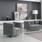 Ellington Sofa in Gray Fabric by Elements w/Options