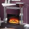 Noralie Electric Fireplace 90470 in Mirror by Acme