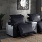 Misezon Power Recliner 59952 in Black Leather by Acme