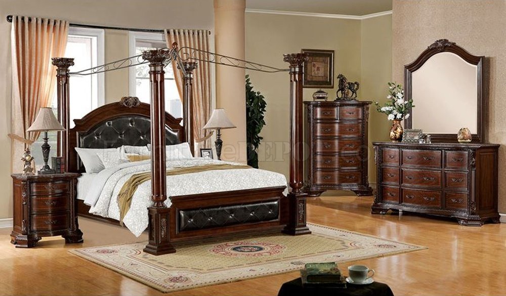 CM7271 Mandalay Bedroom in Brown Cherry w/Options - Click Image to Close