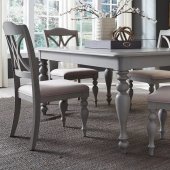 Summer House Dining Room 5Pc Set 407-CD-T4078 in Dove Grey