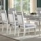 Maverick Dining Table 61800 in Platinum by Acme w/Options
