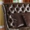 15035 Anondale Lounge Chaise w/3 Pillows in Brown by Acme
