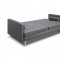 Giovanni Sofa Bed in Gray Faux Leather by Whiteline