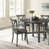 Kendric Dining Room Set 5Pc 71895 in Rustic Gray by Acme