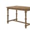 Farsiris Counter Ht Table 5Pc Set 77175 in Weathered Oak by Acme