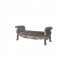 Dresden Bench 96590 in Vintage Bone White & PU by Acme
