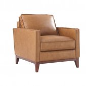 Harper Chair in Saddle Leather by Beverly Hills