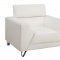 U8210 Sofa & Loveseat Set in White PU by Global w/Options