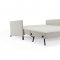 Cubed Sofa Bed w/Arms in Natural Fabric 527 by Innovation