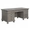Gustave Executive Desk OF00201 in Gray Oak by Acme