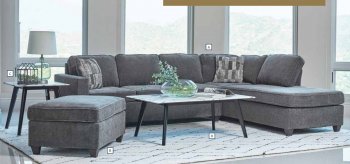 McCord Sectional Sofa 509347 in Dark Gray by Coaster w/Options [CRSS-509347-McCord]