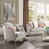 Kasa Sofa LV01499 in Beige Fabric by Acme w/Options