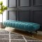 Adept Sofa in Sea Blue Velvet Fabric by Modway w/Options