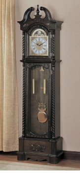 Deep Brown Finish Grandfather Clock [CRGC-900721]