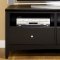Rubbed Black Finish Modern TV Stand for 50" or 60" TV