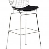 Cad Bar Stool Set of 2 in Black or White by Modway