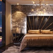 Oro Bedroom in Black by ESF w/Options