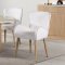Qwin Dining Table DN02875 in Oak by Acme w/Marble Top & Options