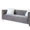 HeiberoII Sofa LV00330 in Gray Velvet by Acme w/Options