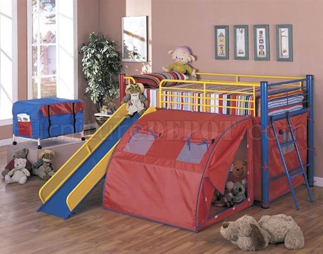 Kids Bunk Beds Slide Simple Home, Childrens Bunk Beds With Slide