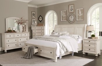 Bethel Bedroom 2259W in Antique White by Homelegance w/Options [HEBS-2259W-Bethel]