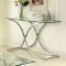 Luxa Coffee & 2 End Table Set CM4233 in Chrome w/Options