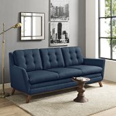Empress Sofa in Azure Fabric by Modway w/Options