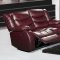 Gramercy 644 Motion Sofa in Burgundy Bonded Leather w/Options
