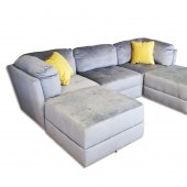 Bowick Sectional Sofa K29600 in Light Gray Fabric by Klaussner
