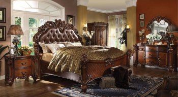 Vendome Bedroom in Cherry 22000 by Acme w/Options [AMBS-22000 Vendome]