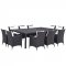 Convene Outdoor Patio Dining Set 11Pc EEI-2240 by Modway