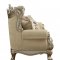 Ranita Sofa 51040 in Champagne Fabric by Acme w/Options
