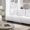 U6066 Modular Power Motion Sectional Sofa Blanche White- Global