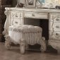 Versailles Stool 21138 in Bone White by Acme