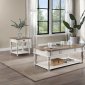 Florian Coffee Table 3Pc Set LV01662 in Antique White by Acme