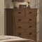 Mission Style Medium Oak Finish Bedroom w/Optional Items