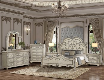 Isabella Bedroom Set 5Pc in Taupe [ADBS-Isabella Taupe]