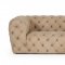 Ellington Sofa in Grey Nubuck Leather by VIG
