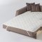 Valerie Redeyef Brown Loveseat Bed in Fabric by Istikbal